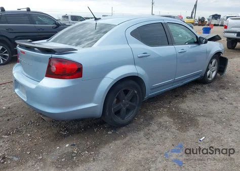2013 Dodge Avenger Se from USA, damaged, VIN 1C3CDZAB0DN718683